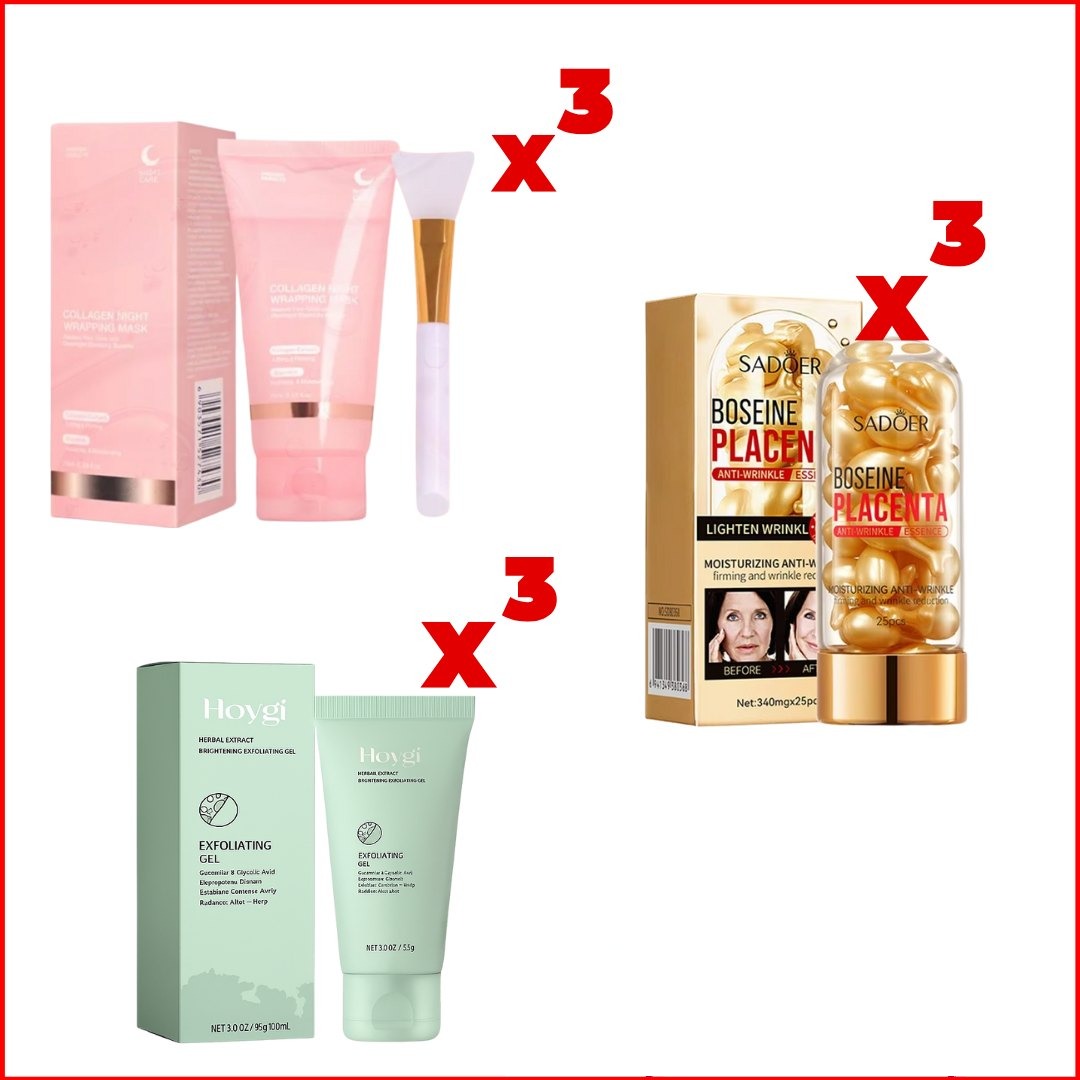 Executive set - three complete collagen glow routines